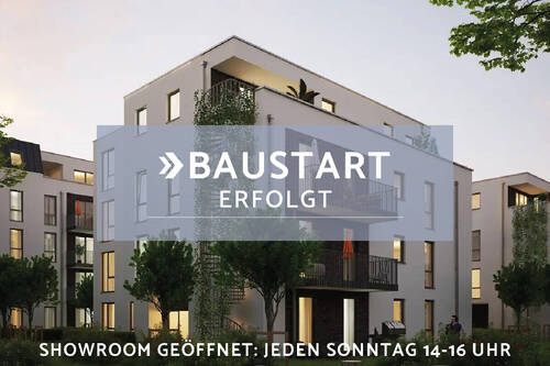 Baustart - 3-Zimmer-Wohnung mit West-Balkon, Smart Home, Tiefgarage und gehobener Ausstattung