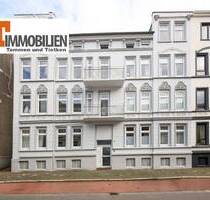TT biete an: Stilvolle Gründerzeitwohnung in ruhiger und zentraler Lage von Heppens - liebevoll saniert, hell und mit zwei Balkonen! - Wilhelmshaven-Heppens