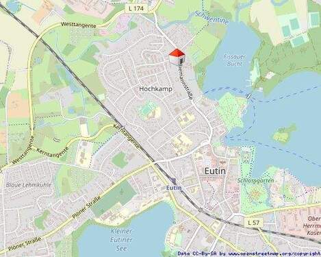 Karte nah - Grundstück in Eutin zum Kaufen