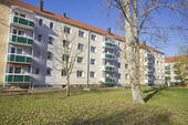 Ansicht hinten - Etagenwohnung mit 49,60 m² in Halle (Saale) zur Miete