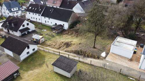 Luftaufnahme 2 - Grundstück in Jettingen-Scheppach - Freihalden