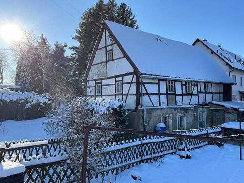 Ansicht Winter - 4 Zimmer Einfamilienhaus zum Kaufen in Halsbrücke