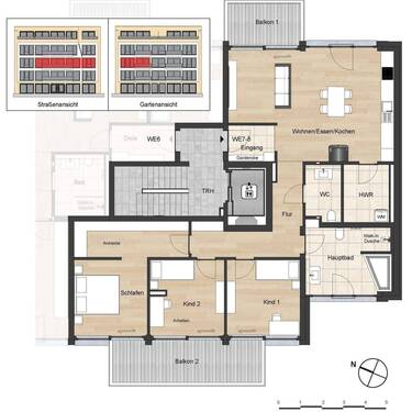 WE 7/8-Variante 2 - WE 78: 4 Zimmer im 2.OG - rechts