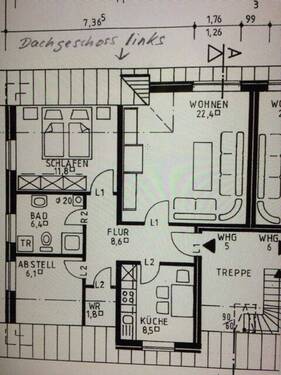 Dachgeschosswohnung in Bockhorn - 