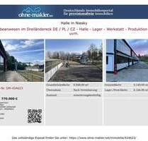 Gewerbeanwesen 9.536m²Nuf.3.145m²Umschlag-Depot-Halle-Lager-Büro Dreiländereck DEPLCZ Lkr.Görlitz - Niesky