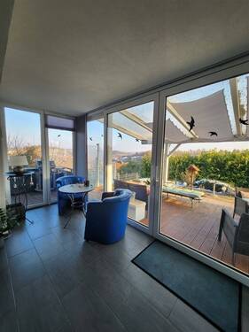 Wintergarten/Zugang Terrasse - Einfamilienhaus mit 243,00 m&sup2; in Sinsheim zum Kaufen