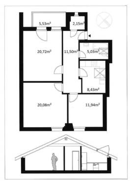 Bild 2 - 3 Zimmer Etagenwohnung zur Miete in Nittel