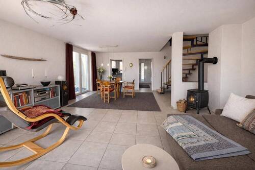 Wohnzimmer - Doppelhaushälfte mit 146,50 m&sup2; in Schwäbisch Gmünd zum Kaufen