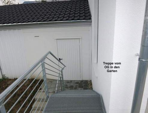 Zugang Garage/Garten - 