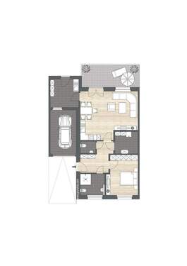 Doppelbungalow Klein - 