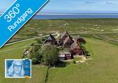 Ipkenswarft - FREI Horizonte ringsum SCHWALBENHOF Glasfaser Mehrere Gebäude + Stall Hallig Hooge