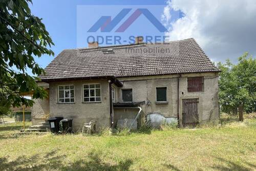 Rückansicht - 4 Zimmer Bauernhaus, Landhaus zum Kaufen in Jacobsdorf