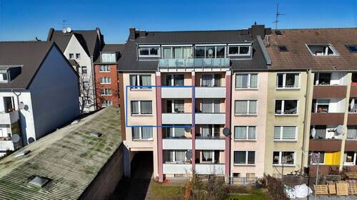 Rückseite - 3 Zimmer Etagenwohnung zum Kaufen in Neuss