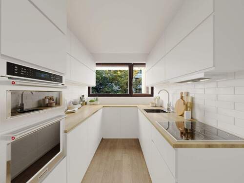 Küche grafisch bearbeitet - 