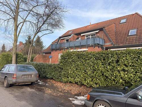 Rückansicht - Ideal für Singles! Erdgeschosswohnung in Ortsrandlage von Kirchweyhe!