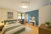 Schlafzimmer - Homestaging - 2 Zimmer Etagenwohnung zum Kaufen in Regensburg