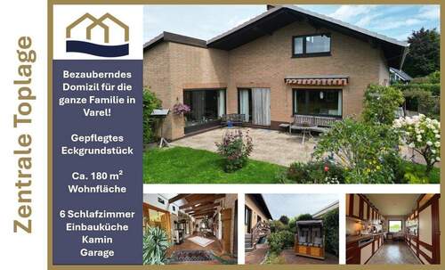 Titelbild - 'Lichtdurchflutetes Architektenhaus in zentraler Lage von Varel-Büppel - zeitloses Wohnambiente mit Charakter'