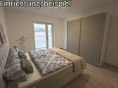 Schlafzimmer, Musterwohnung - 