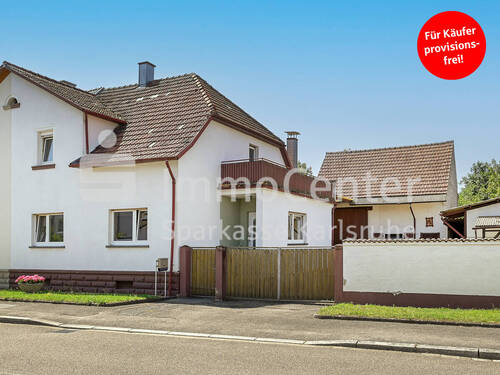 Außenansicht - Abrissobjekt mit 523 m² Grundstück in ruhiger Feldrandlage von Graben-Neudorf