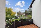 Gartenblick vom Balkon - 