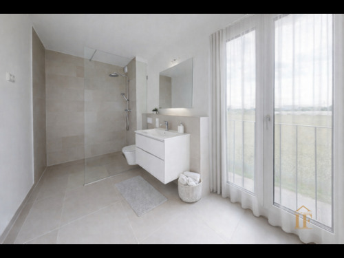 Badezimmer visualisiert - Etagenwohnung mit 109,00 m&sup2; in München zum Kaufen