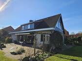 hinterer Giebel _ Terrasse - Einfamilienhaus mit 169,90 m&sup2; in Visselhövede zum Kaufen