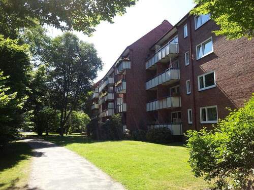 03-außen hinten - 2 Zimmer Etagenwohnung in Hamburg