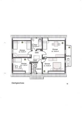 Dachgeschoss.jpg - 7 Zimmer Einfamilienhaus zum Kaufen in Forchheim