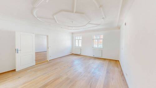 Wohnzimmer - Etagenwohnung mit 90,00 m&sup2; in Neuburg an der Donau zum Kaufen