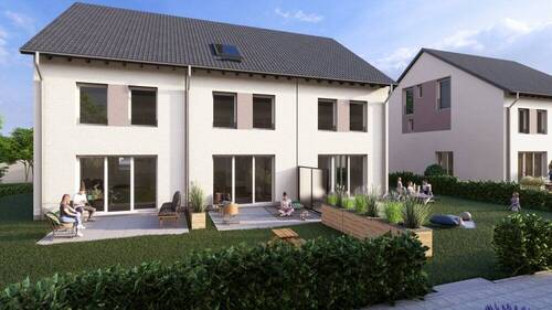 Schwabmünchen_Garten dreier - Doppelhaushälfte mit 141,00 m² in Schwabmünchen zum Kaufen