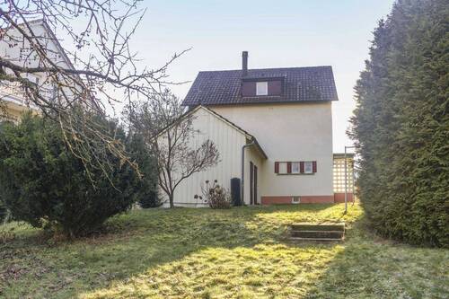 Hausansicht Garten - Grundstück in Leinfelden-Echterdingen