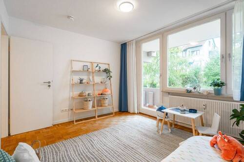 Mosaikparkett im Schlafzimmer - 