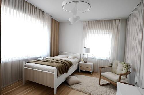 Illustriertes Schlafzimmer - 