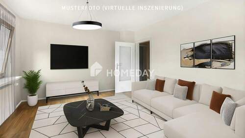 EG Wohnzimmer 2-Musterfoto (virtuelle Inszenierung)6 - 