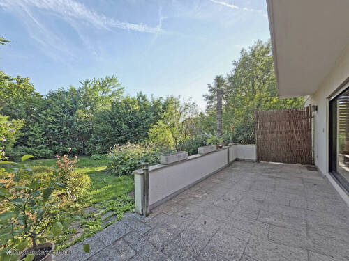 Blick von der Terrasse - 3 Zimmer Einfamilienhaus in Starnberg / Hadorf