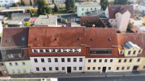 Außenansicht Gebäude - Mehrfamilienhaus, Wohnhaus in Oschatz