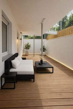 Terrasse visualisiert - 