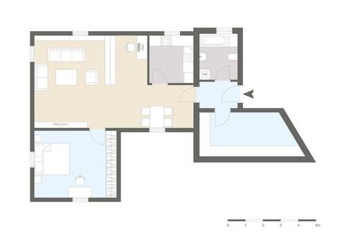 Bild 1 - 3 Zimmer Etagenwohnung zur Miete in Stocksee