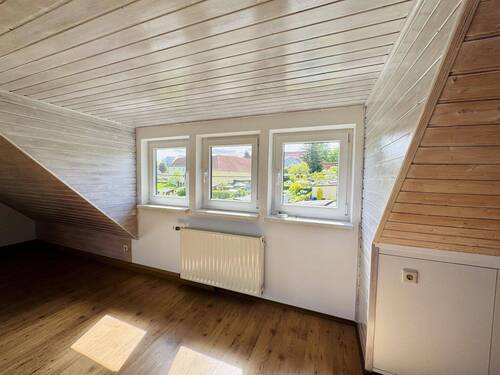 Gaube im Spitzboden - 