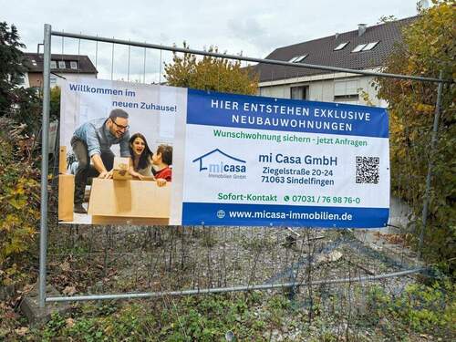 Außenbild Zaun - 5 Zimmer Etagenwohnung zum Kaufen in Waiblingen / Neustadt Rems-Murr-Kreis