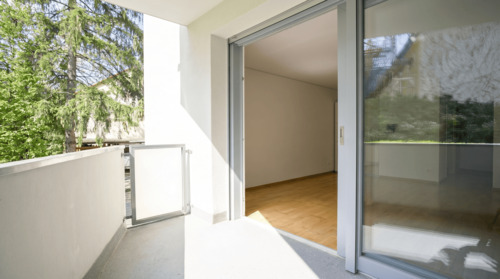 Balkon mit neuen Schiebeelement - 