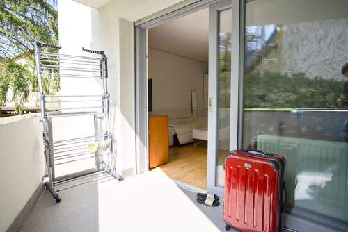 Balkon mit Schiebeelement - 