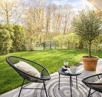 Helle Terassen- & Gartenwohnung in Bogenhausen - frisch renoviert & bezugsfrei - München