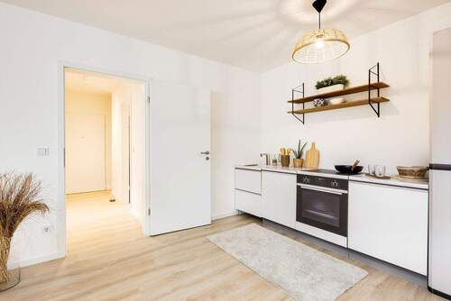 Offene Küche - Terrassenwohnung mit 68,00 m&sup2; in München zum Kaufen