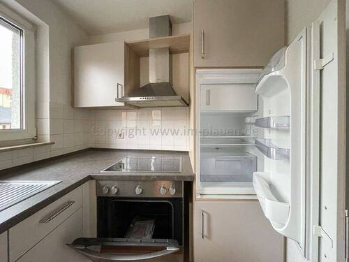 Küche mit EBK - Etagenwohnung mit 50,90 m² in Auerbach zur Miete