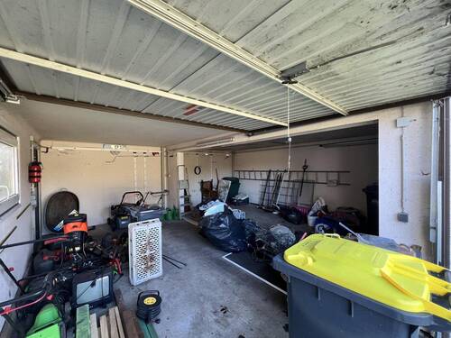 Doppelgarage von innen - 