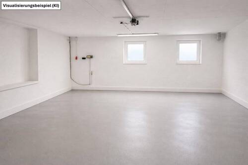 Garage mit KI renoviert - 