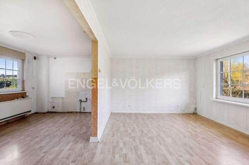 Küche und Wohnzimmer EG - Wohneinheit 2 - 