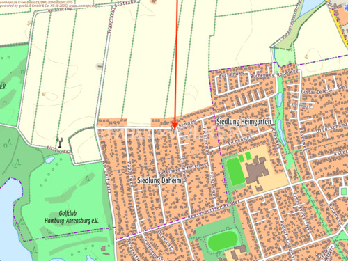 Lageplan - 8 Zimmer Mehrfamilienhaus, Wohnhaus zum Kaufen in Ammersbek