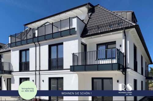 3-Zi.-WHG im 1. OG 1 x verfügbar - NEUBAU-WOHNKOMFORT . Helle 3-Zimmer-OG-Wohnung mit Loggia + Balkon in schönster Wohnlage